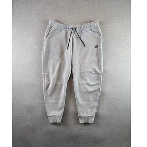 Nike Tech Joggers Mens Size XXL Grey Fleece Drill Drip Tapered Gym cu4495-063